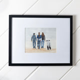 Custom Watercolor Show Livestock Portrait