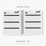 Barn Bible™ Donor & Recip Planner
