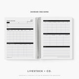 Barn Bible™ Donor & Recip Planner