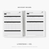 Barn Bible™ Donor & Recip Planner