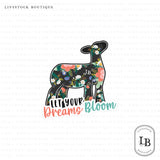 Dreams Bloom Livestock Stickers