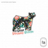 Dreams Bloom Livestock Stickers