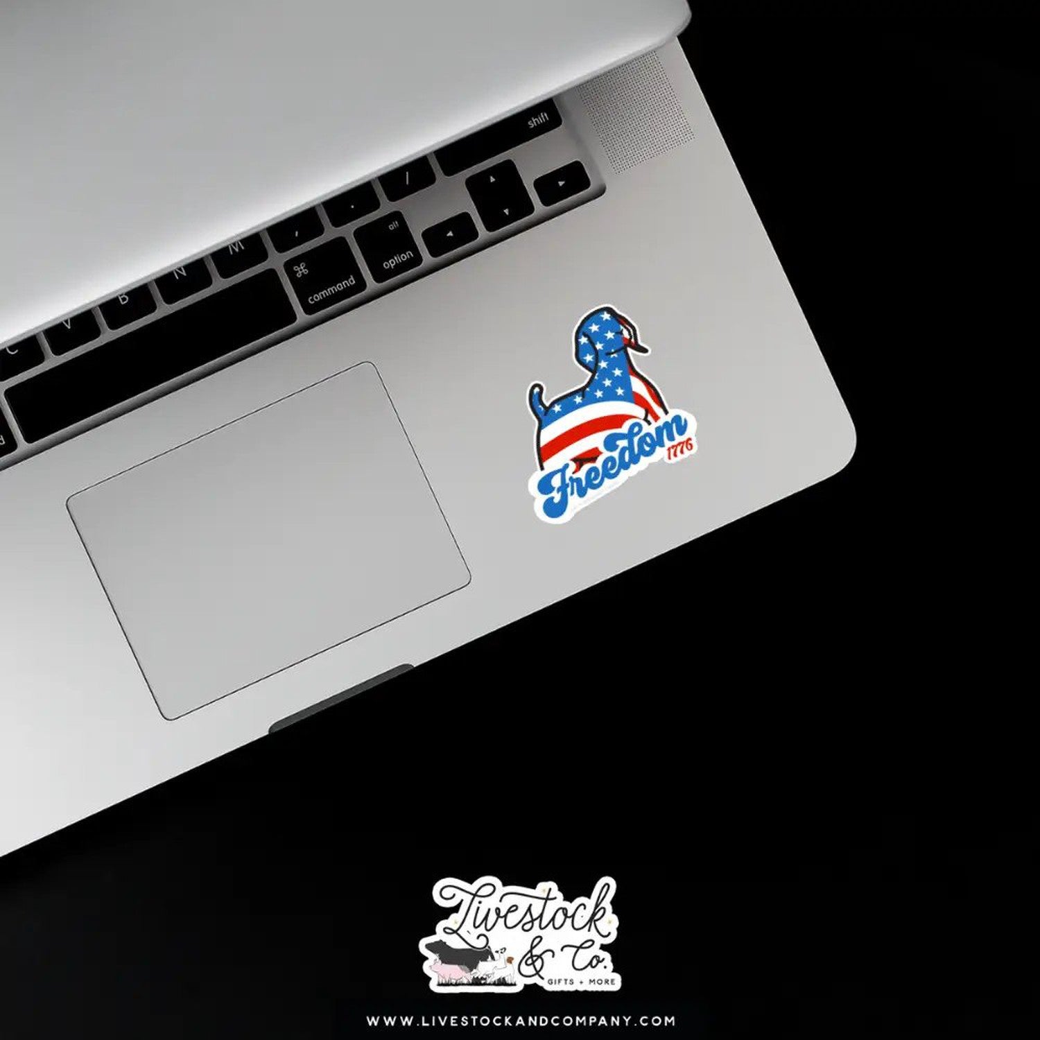 Custom Made Freedom 1776 Livestock Stickers Stock Show Livestock - Livestock & Co. Boutique