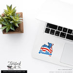 Custom Made Freedom 1776 Livestock Stickers Stock Show Livestock - Livestock & Co. Boutique