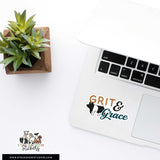 Custom Made Grit & Grace Livestock Stickers Stock Show Livestock - Livestock & Co. Boutique