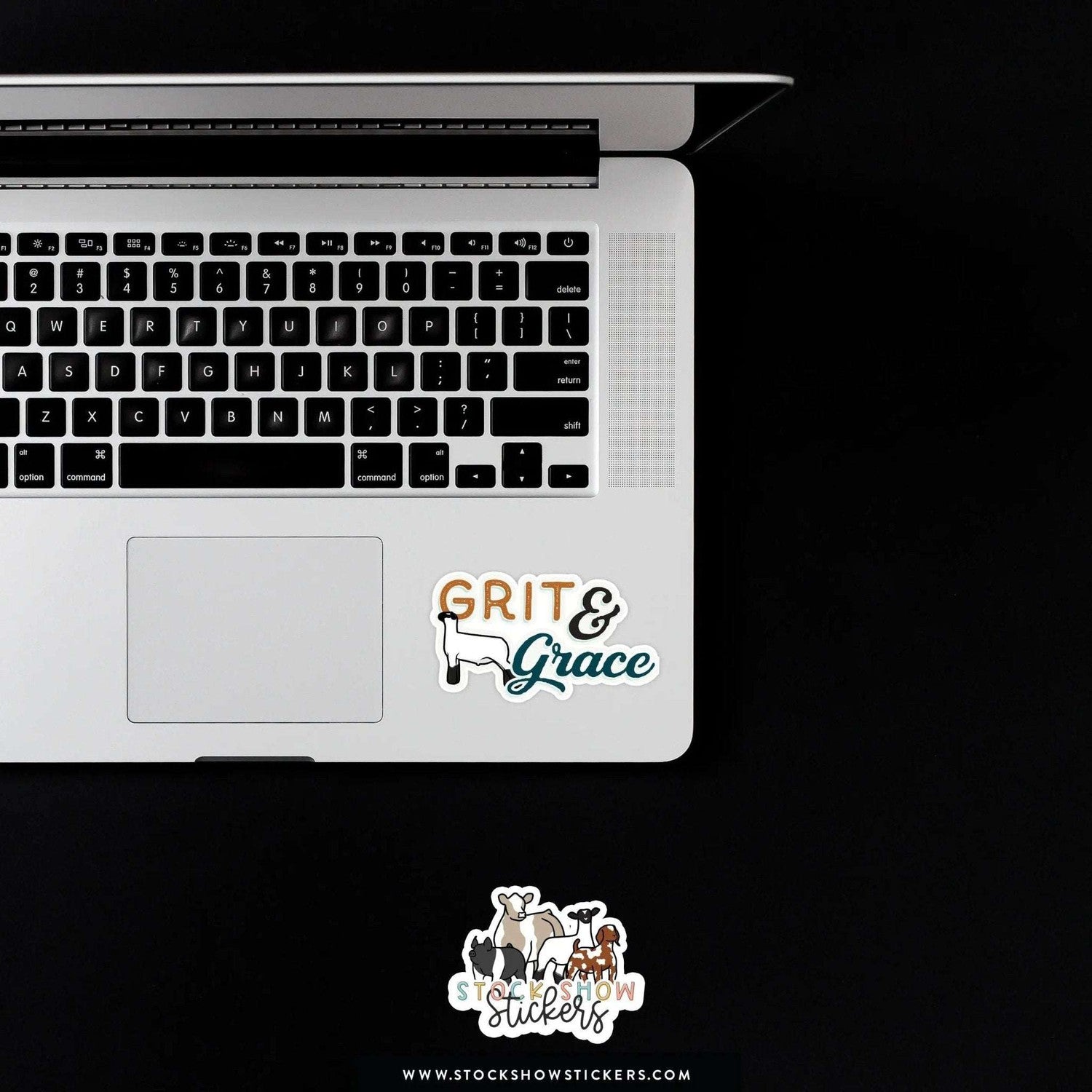 Custom Made Grit & Grace Livestock Stickers Stock Show Livestock - Livestock & Co. Boutique