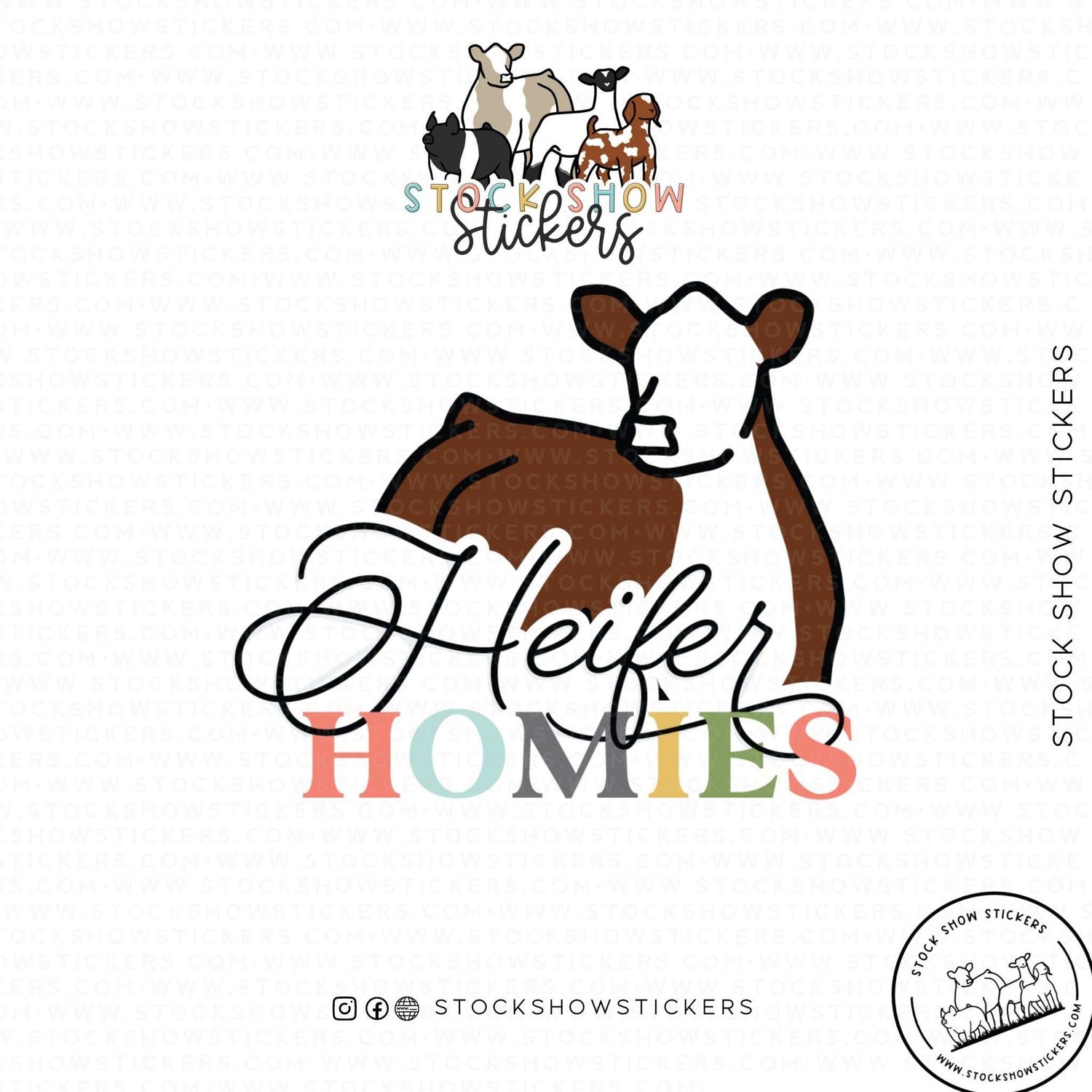 Custom Made Livestock Slang Stickers Stock Show Livestock - Livestock & Co. Boutique