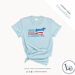 Custom Made Loves Jesus, Steers and America Too - Youth T-Shirt Stock Show Livestock - Livestock & Co. Boutique