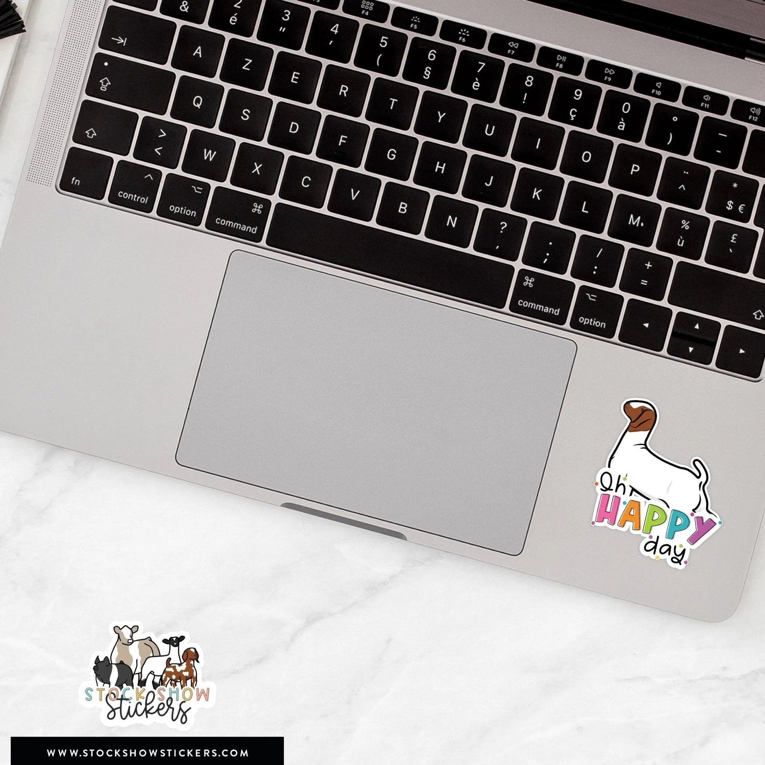 Custom Made Oh Happy Day Livestock Stickers Stock Show Livestock - Livestock & Co. Boutique