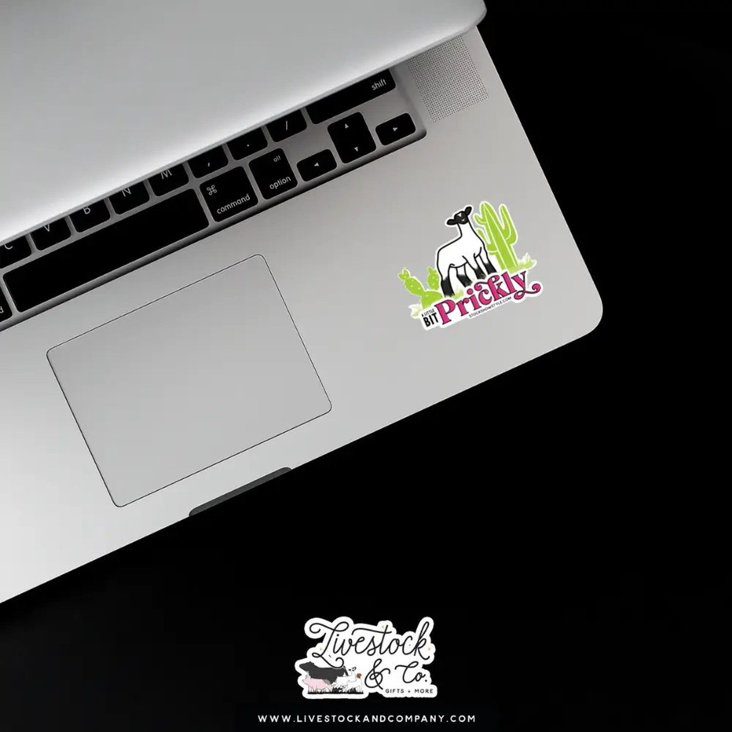 Custom Made Prickly Livestock Stickers Stock Show Livestock - Livestock & Co. Boutique
