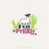Custom Made Prickly Livestock Stickers Stock Show Livestock - Livestock & Co. Boutique