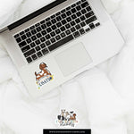 Custom Made Simple Girl Livestock Stickers Stock Show Livestock - Livestock & Co. Boutique