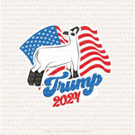 Custom Made Trump 2024 Livestock Stickers Stock Show Livestock - Livestock & Co. Boutique