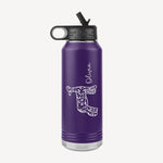 Custom Made Water Bottle - 32oz Stock Show Livestock - Livestock & Co. Boutique
