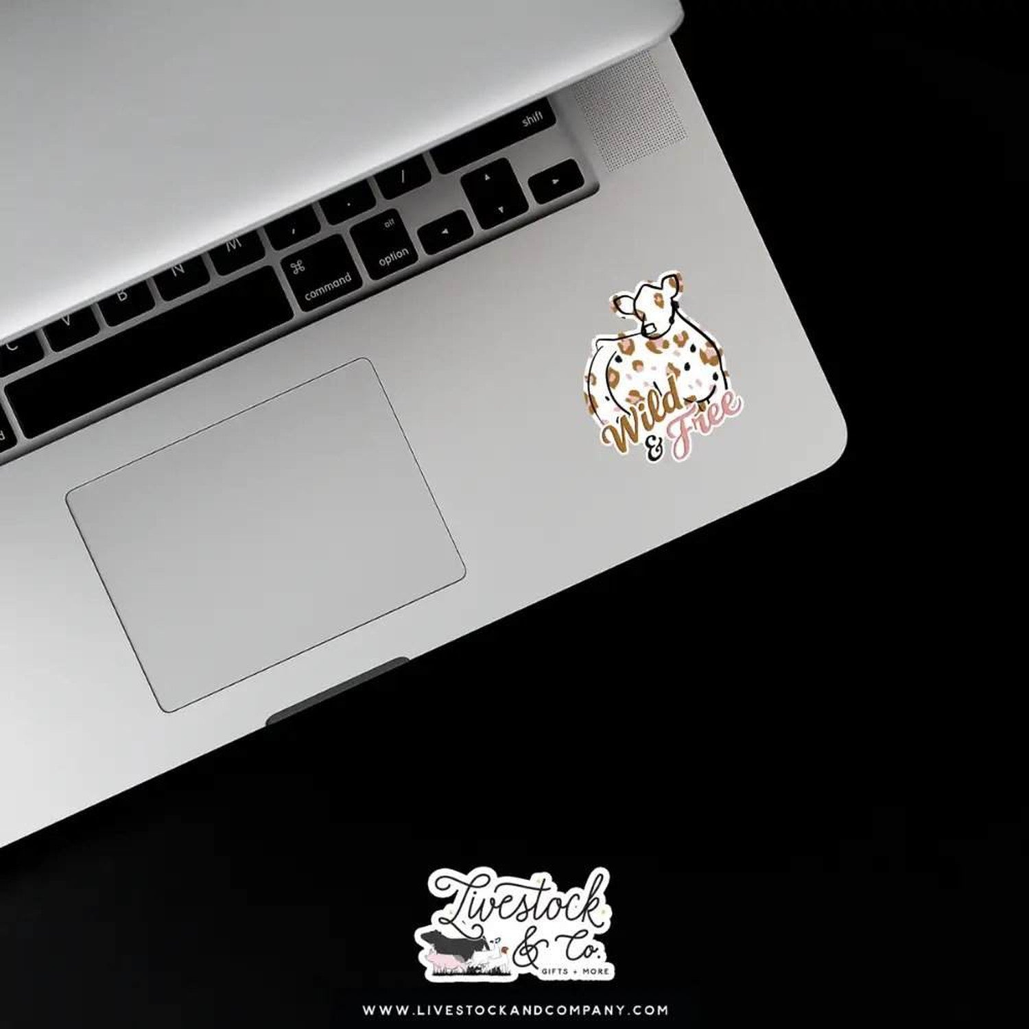 Custom Made Wild & Free Livestock Stickers Stock Show Livestock - Livestock & Co. Boutique