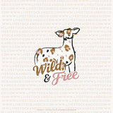 Custom Made Wild & Free Livestock Stickers Stock Show Livestock - Livestock & Co. Boutique