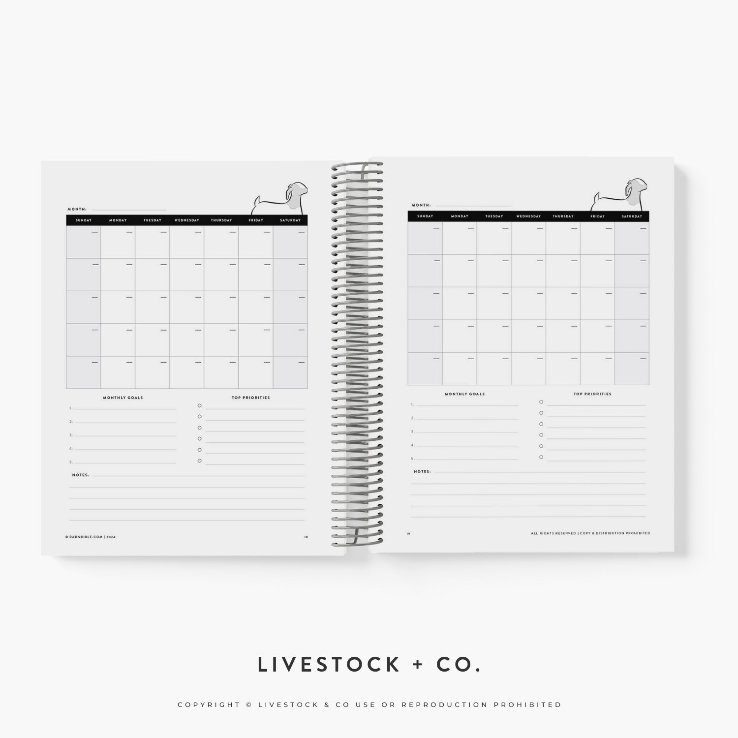 Barn Bible™ Donor &amp; Recip Planner