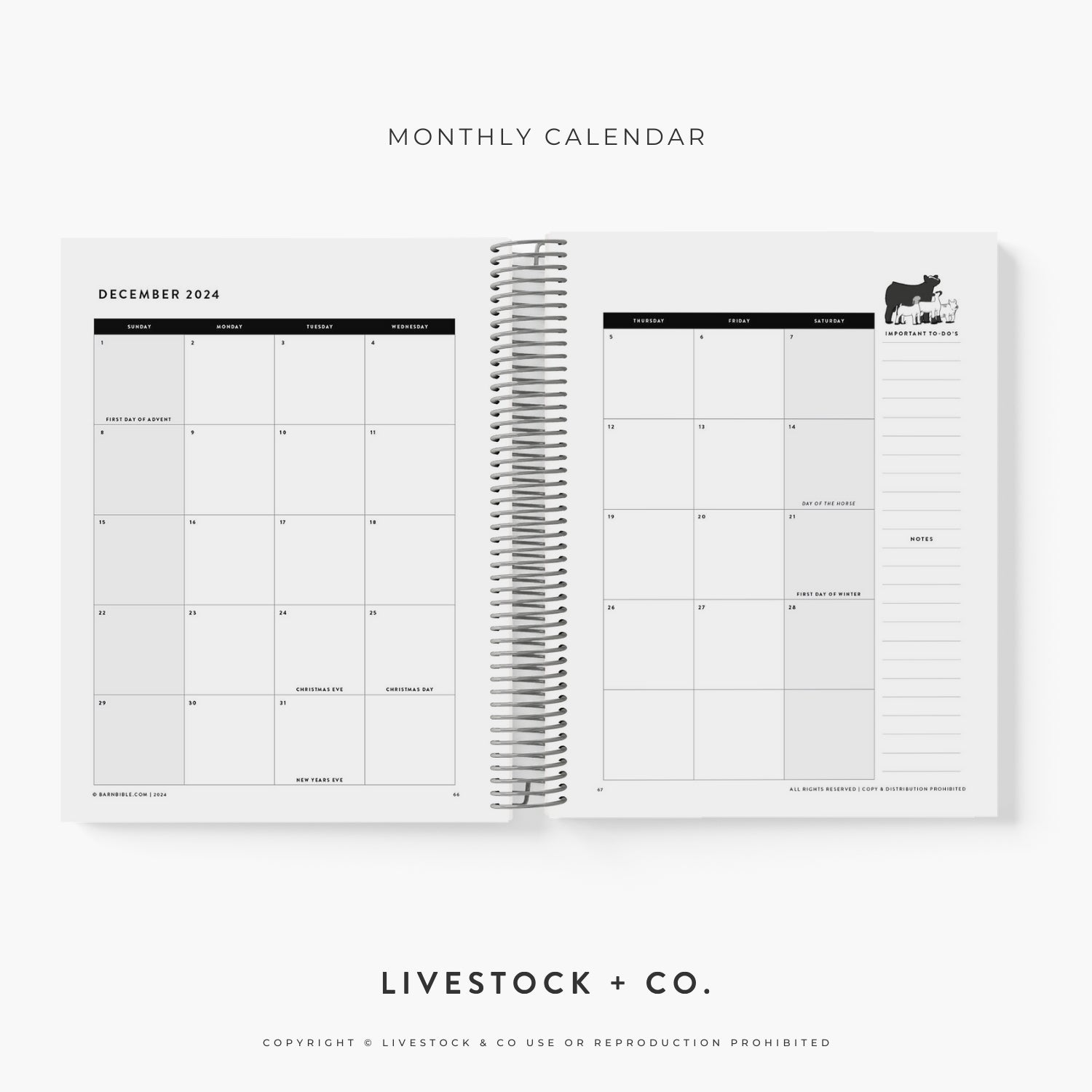 Barn Bible™ Weekly Planner