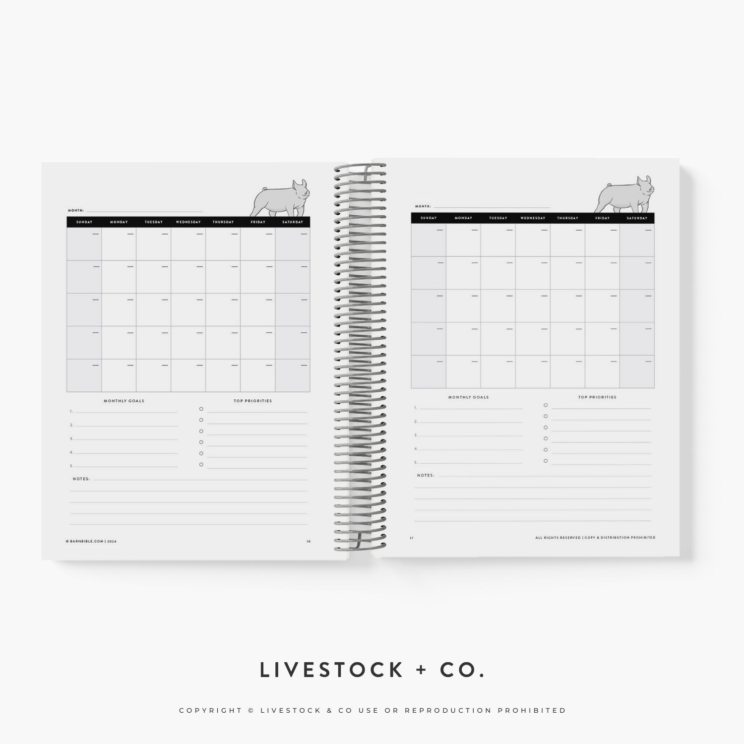 Barn Bible™ Donor &amp; Recip Planner