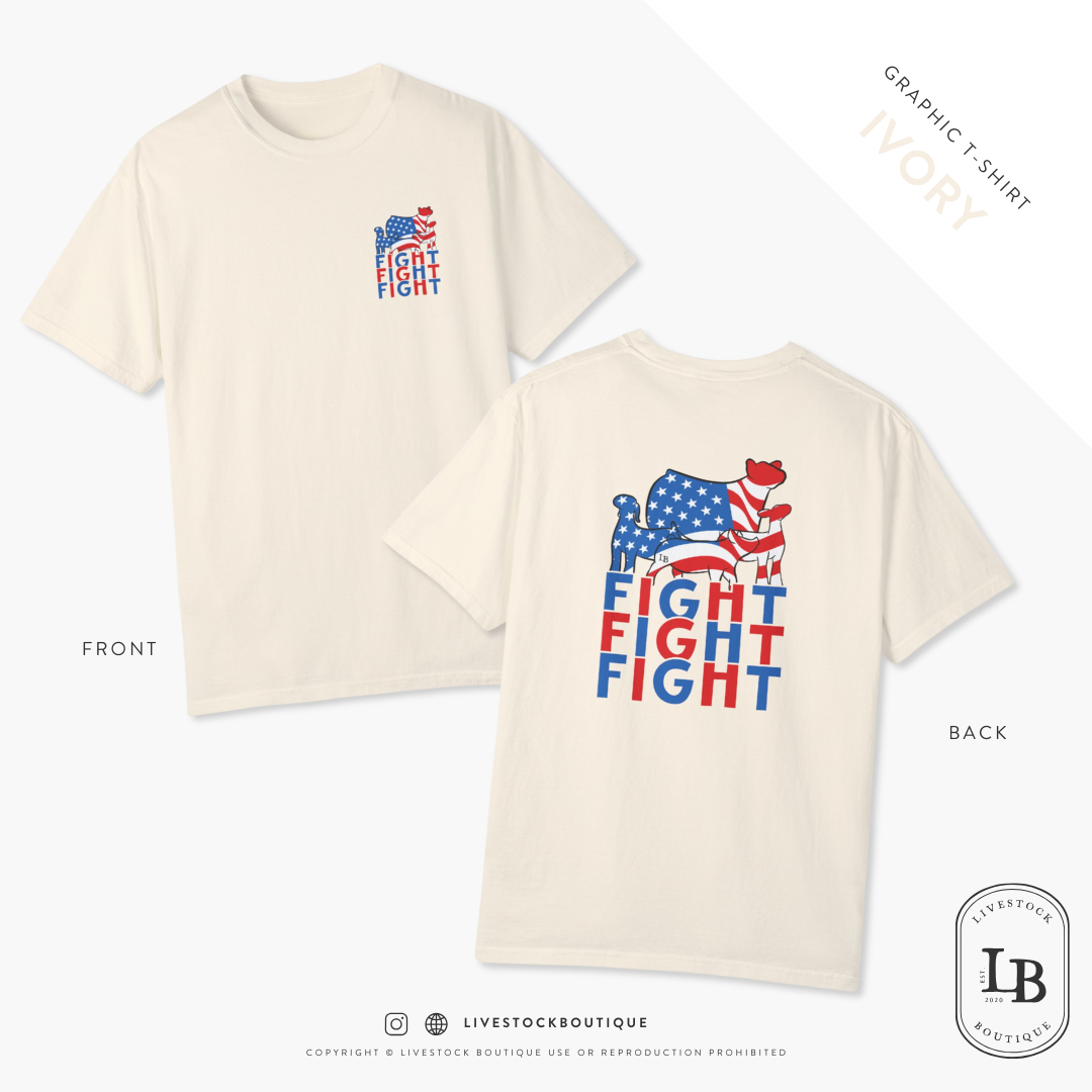 Fight, Fight, Fight - Livestock T-Shirt