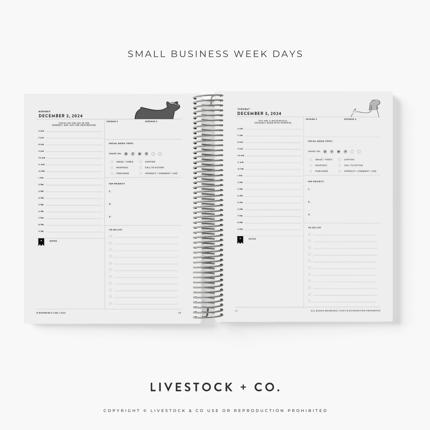 Barn Bible™ Daily Planner