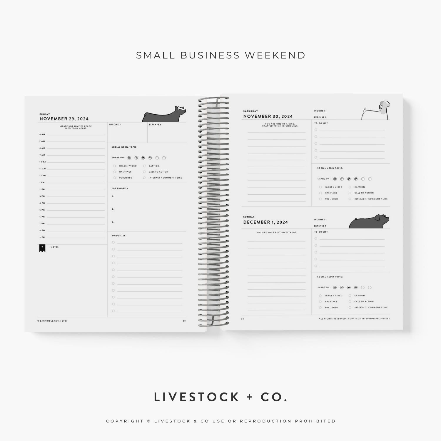 Barn Bible™ Daily Planner