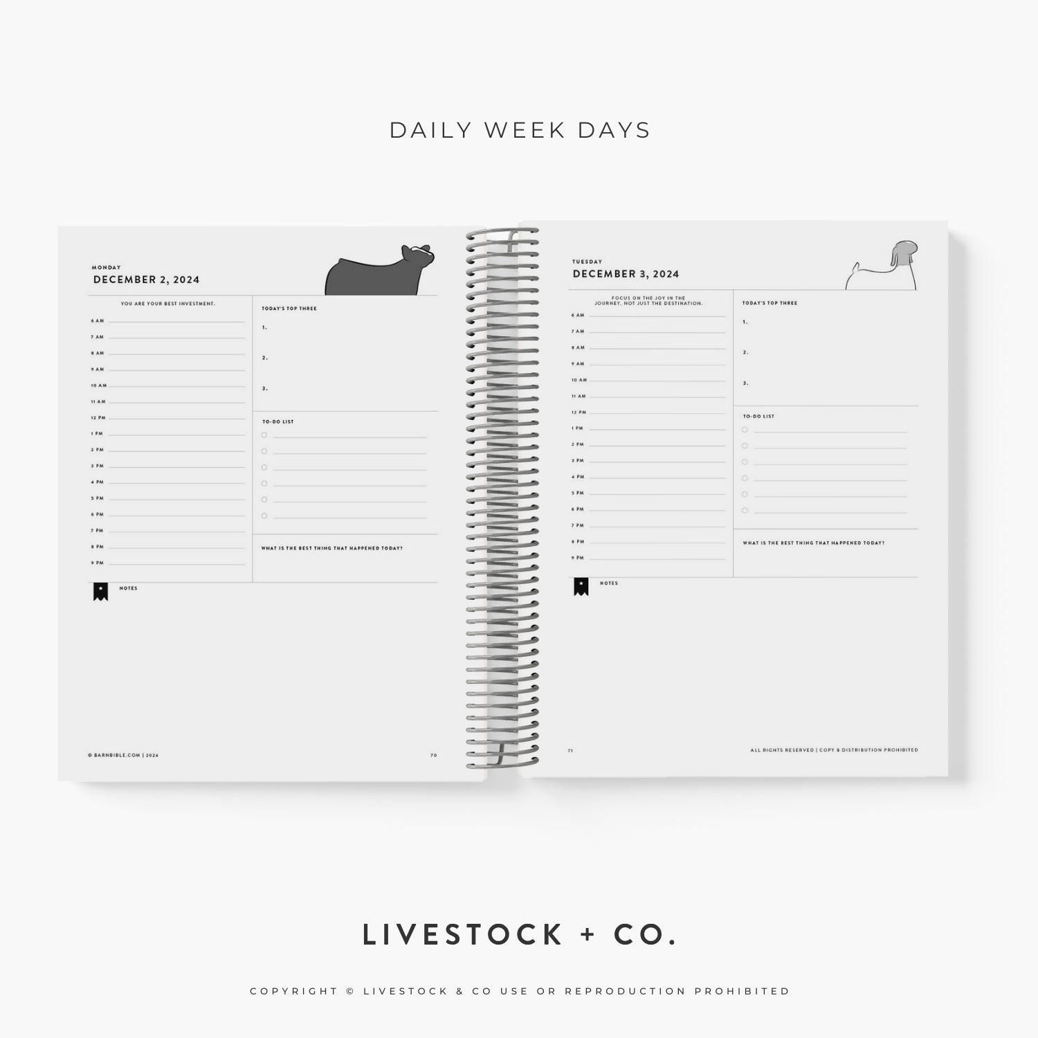 Barn Bible™ Daily Planner