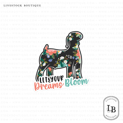 Dreams Bloom Livestock Stickers