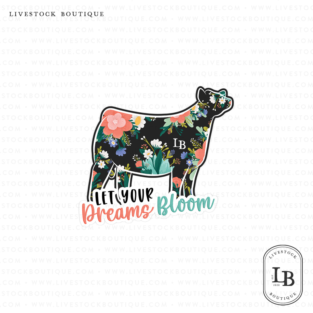 Dreams Bloom Livestock Stickers