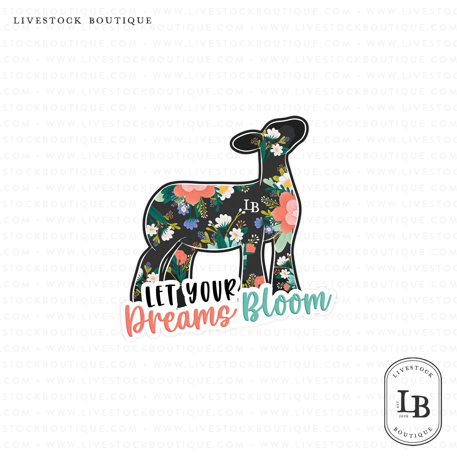 Dreams Bloom Livestock Stickers