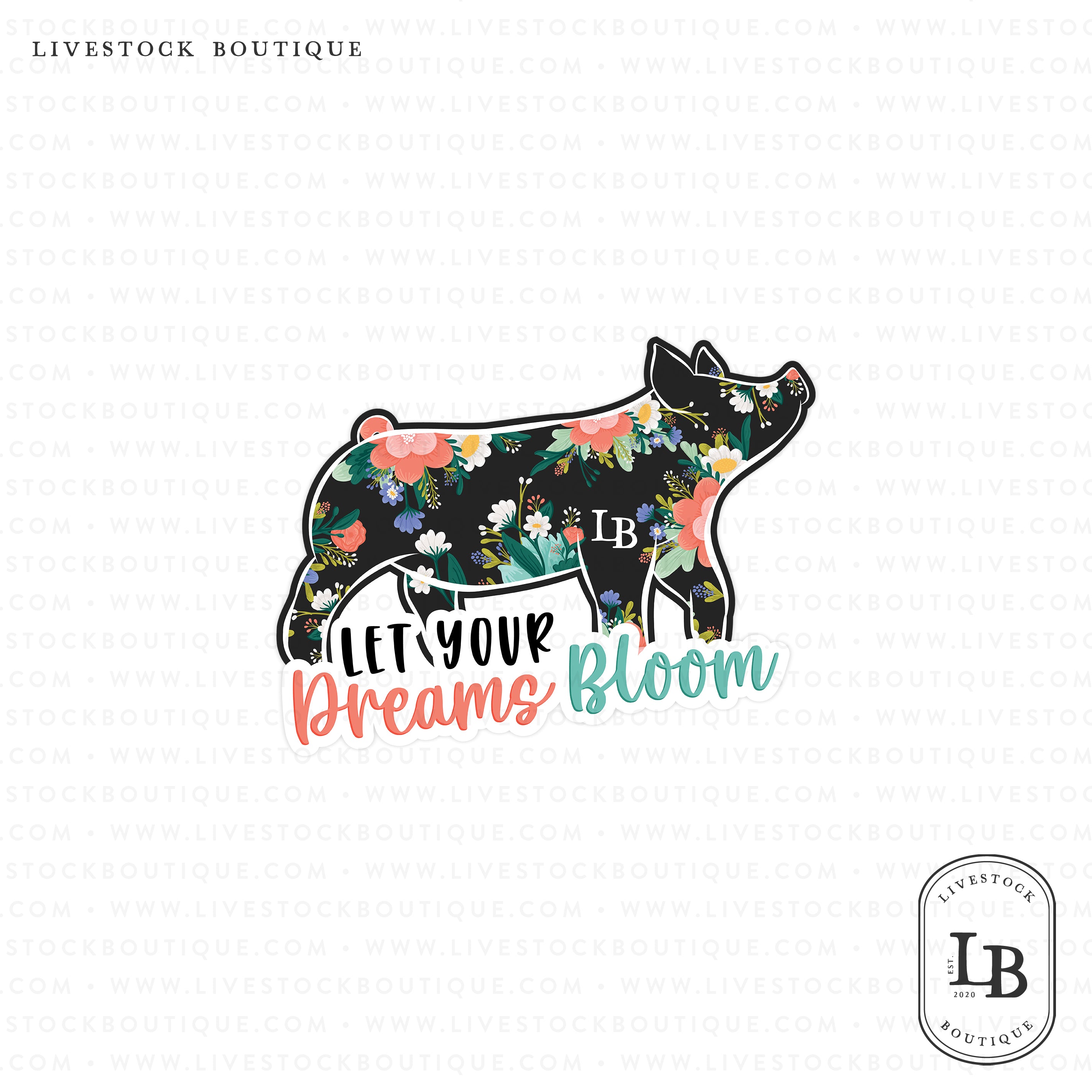 Dreams Bloom Livestock Stickers