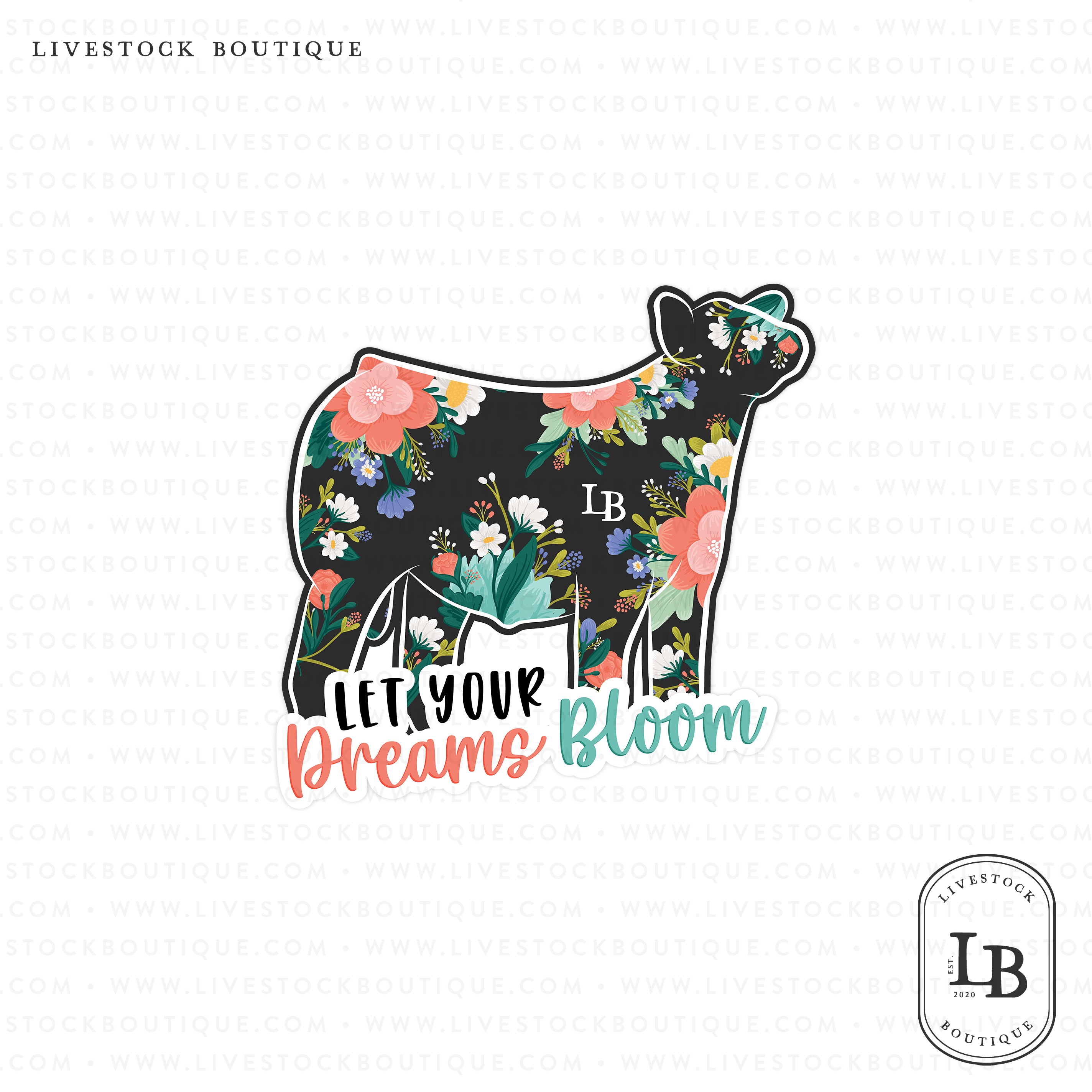 Dreams Bloom Livestock Stickers