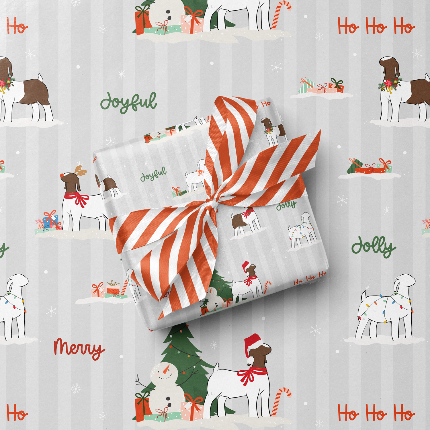 Premium Goat - Christmas Wrapping Paper