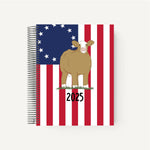 Custom Made Animal Record Planner - Patriotic Cover Stock Show Livestock - Livestock &amp; Co. Boutique