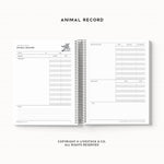 Custom Made Animal Record Planner - Patriotic Cover Stock Show Livestock - Livestock &amp; Co. Boutique