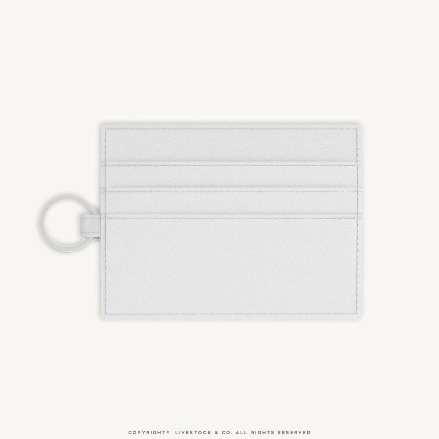 Custom Made Card Holder Key Chain - Signature Patterns Stock Show Livestock - Livestock &amp; Co. Boutique