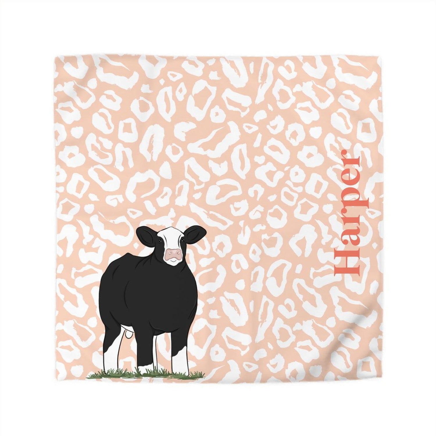 Custom Made Duvet Cover - Signature Patterns Stock Show Livestock - Livestock &amp; Co. Boutique