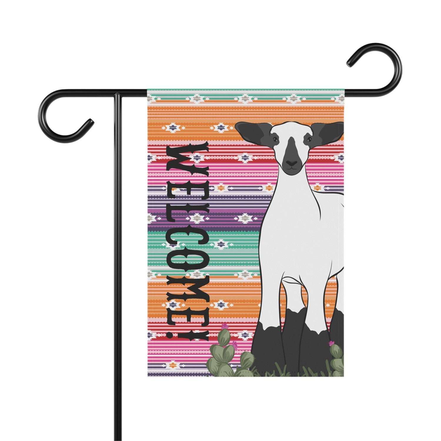 Custom Made Garden Flag - Serape Stock Show Livestock - Livestock &amp; Co. Boutique