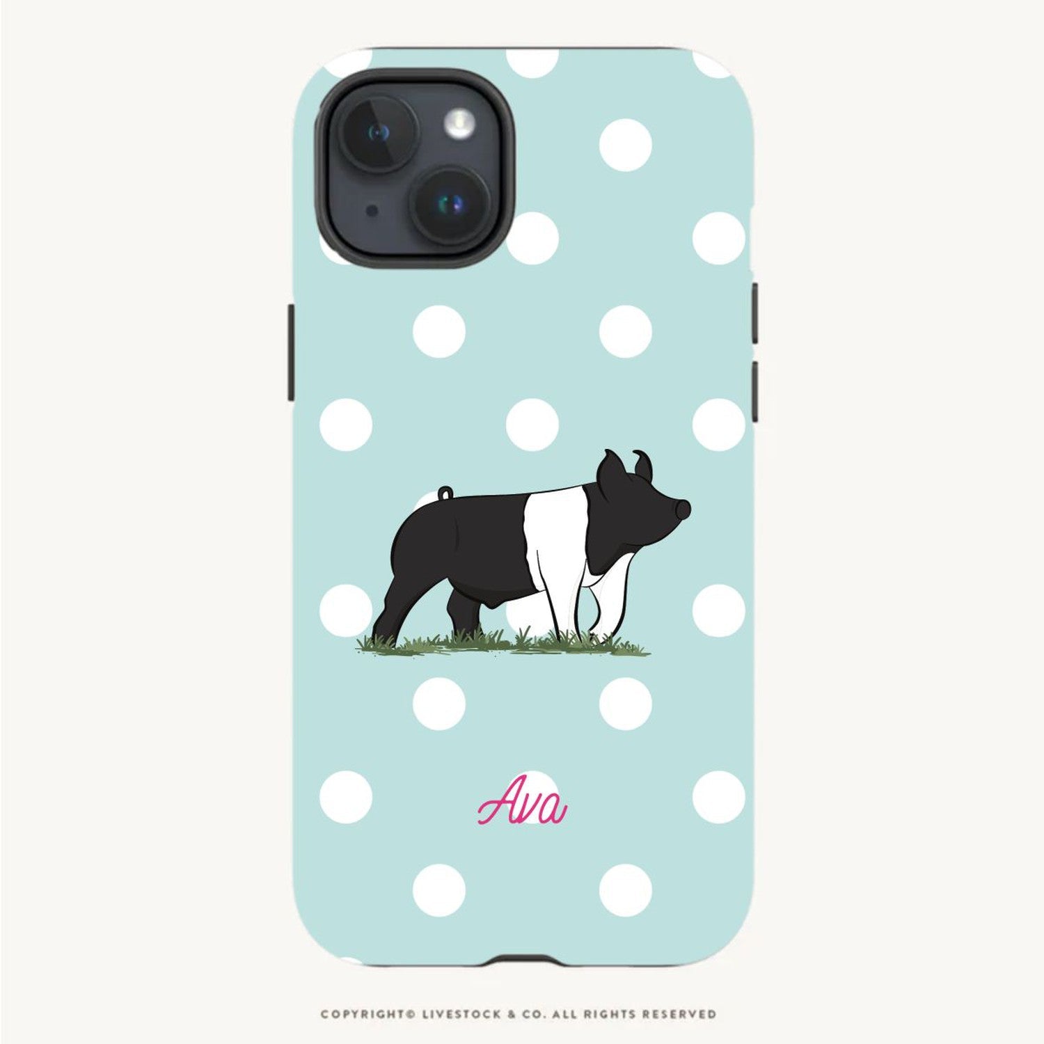 Custom Made iPhone Case - Signature Patterns Stock Show Livestock - Livestock &amp; Co. Boutique
