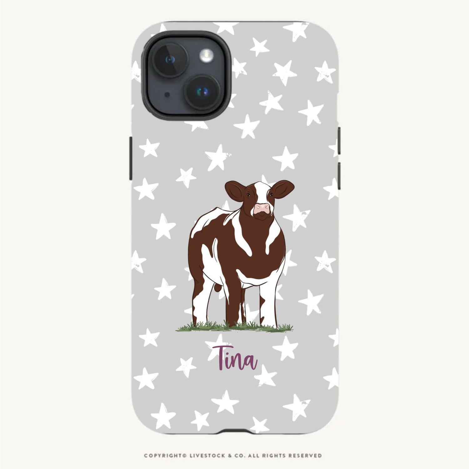 Custom Made iPhone Case - Signature Patterns Stock Show Livestock - Livestock &amp; Co. Boutique