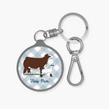 Key Chain Tag - Gingham