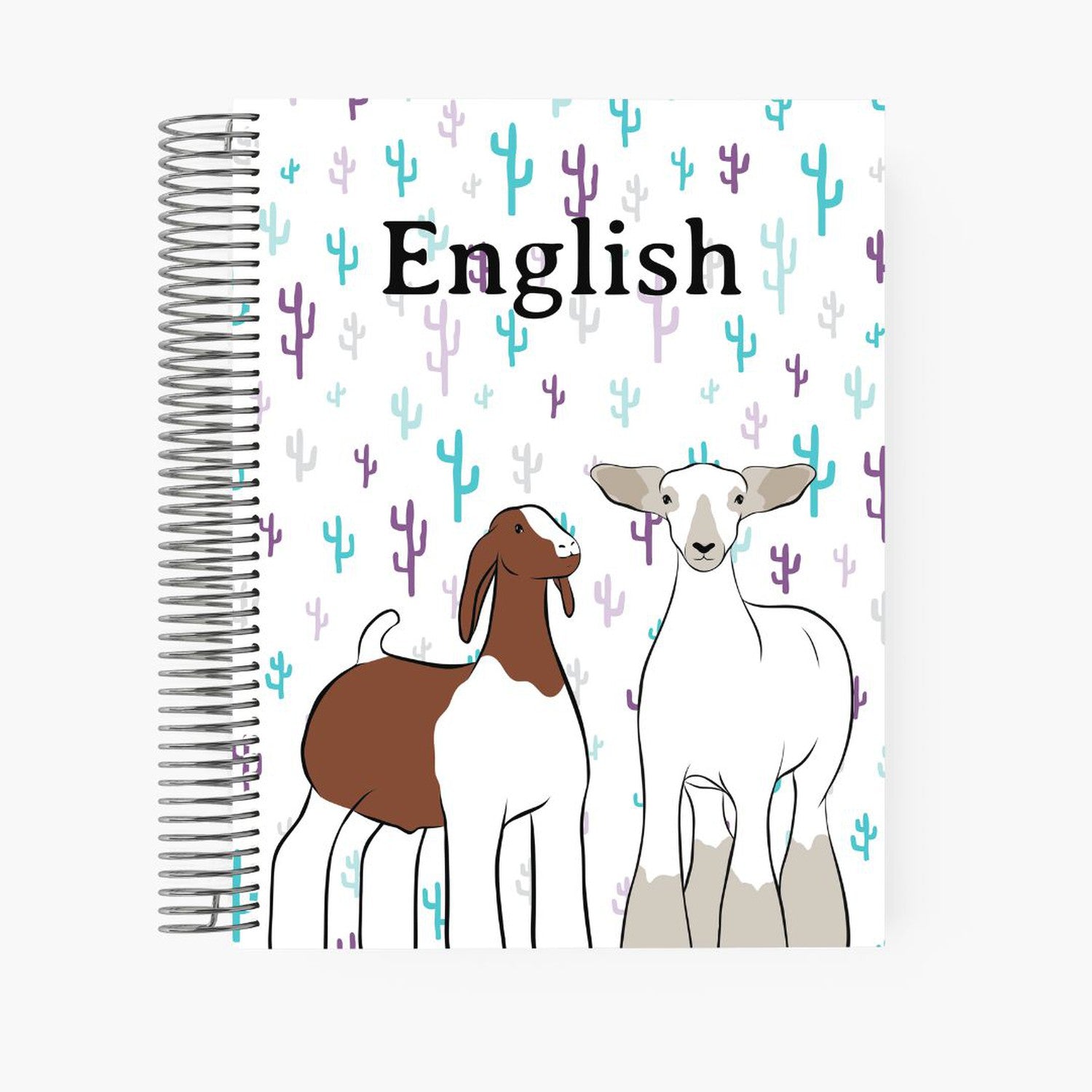 Custom Made Large Spiral Notebook Stock Show Livestock - Livestock &amp;amp; Co. Boutique