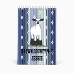 Custom Made Livestock Judging Steno Notebook - Serape Stock Show Livestock - Livestock &amp; Co. Boutique