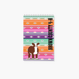 Livestock Judging Steno Notebook - Serape