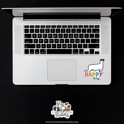 Custom Made Oh Happy Day Livestock Stickers Stock Show Livestock - Livestock &amp;amp; Co. Boutique