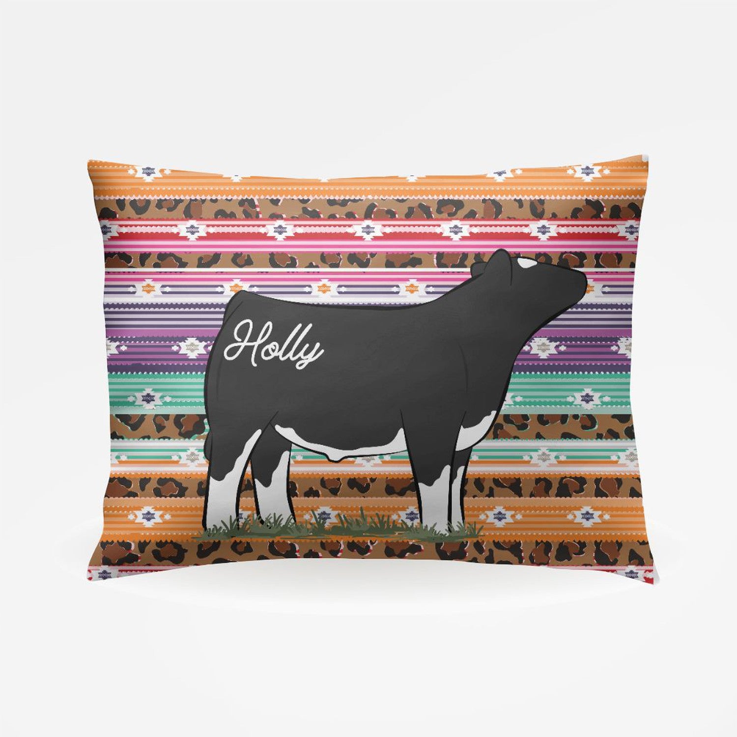 Custom Made Pillowcase - Serape Stock Show Livestock - Livestock &amp; Co. Boutique