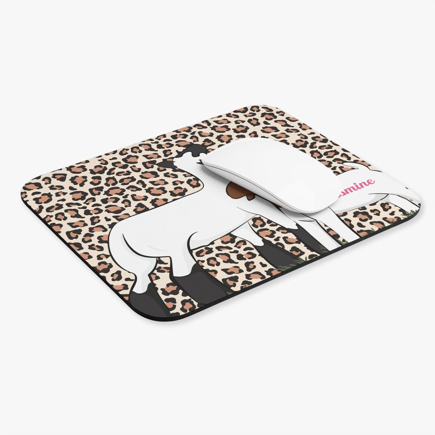 Custom Made Rectangle Mouse Pad - Cheetah Stock Show Livestock - Livestock &amp; Co. Boutique