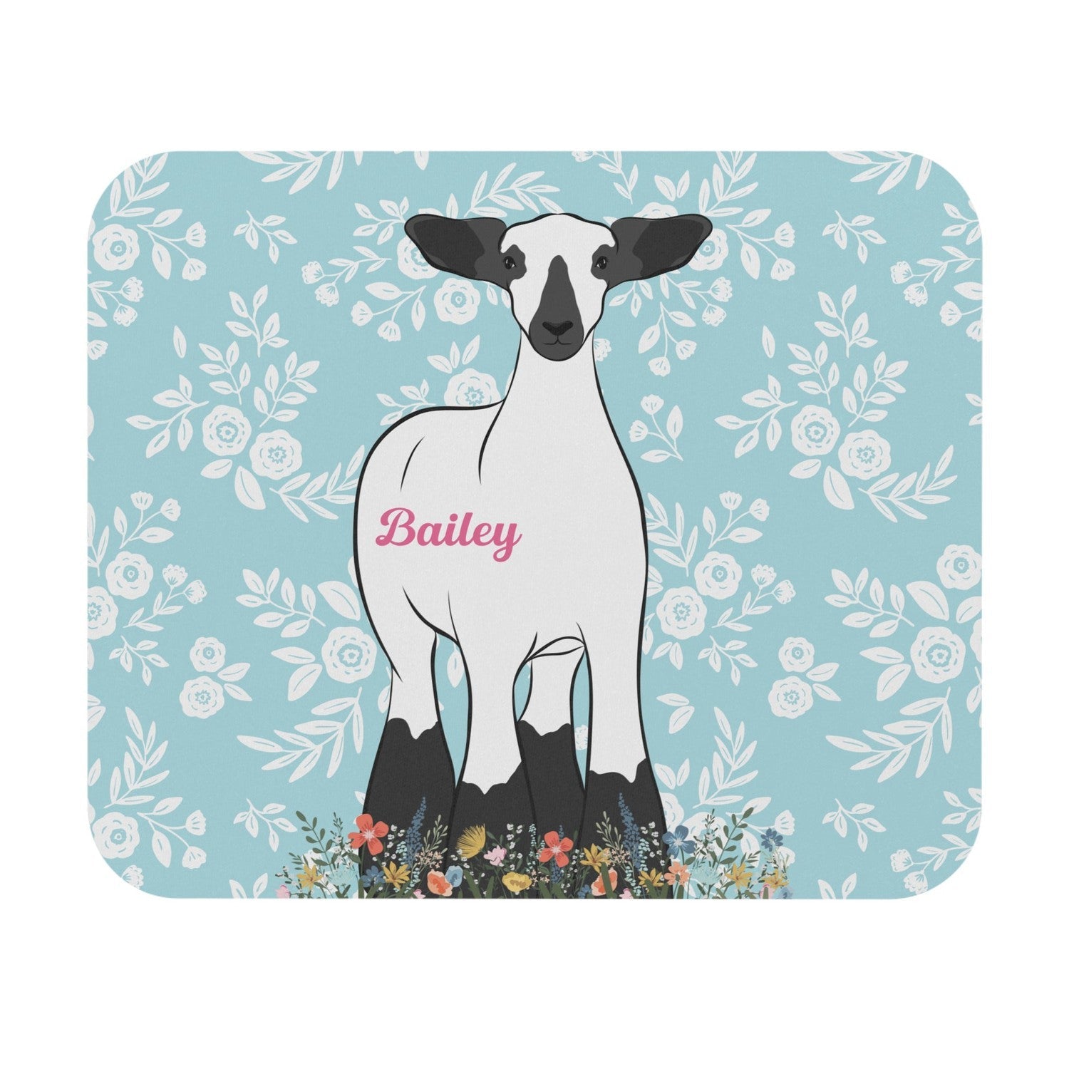 Custom Made Rectangle Mouse Pad - Signature Patterns Stock Show Livestock - Livestock &amp;amp; Co. Boutique