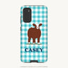 Custom Made Samsung Phone Case - Gingham Stock Show Livestock - Livestock &amp; Co. Boutique