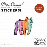 Custom Made Serape Livestock Stickers Stock Show Livestock - Livestock &amp; Co. Boutique